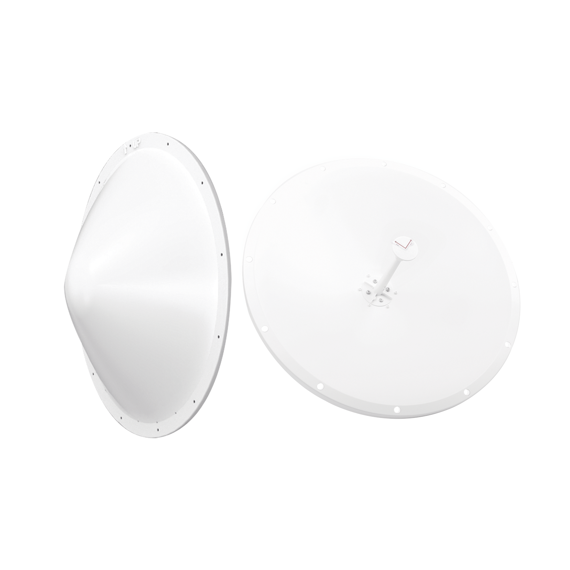 Kit de Antena y radomo, ganancia de  28 dBi, rango de frecuencia extendida (4.9 a 6.5 GHz), conectores SMA-macho inverso, incluye jumper, distancia de hasta 15 km