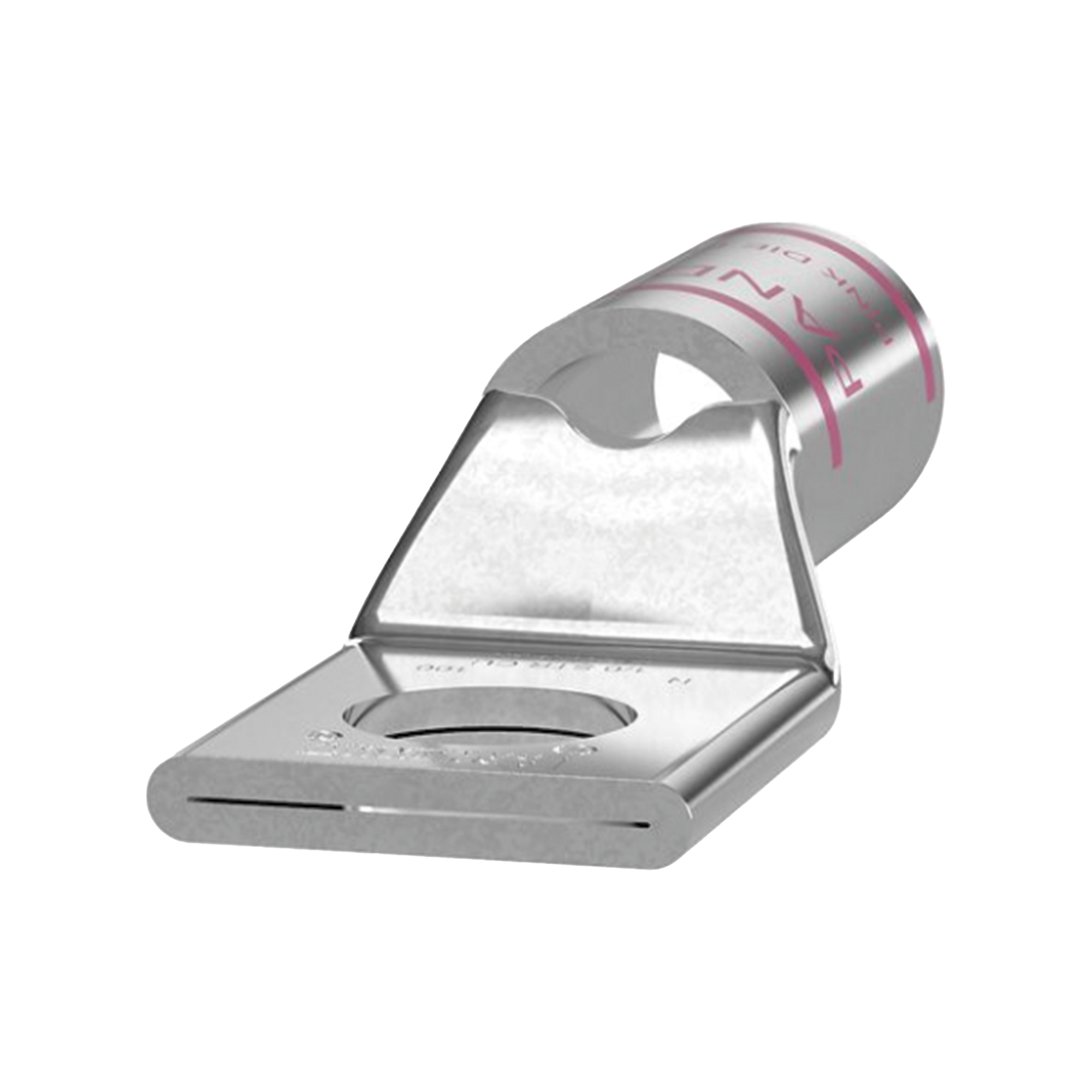 Zapata de compresión LCA1/0-3/8-X para cal. 1/0 Awg, Barreno para tornillo prisionero de 3/8, 10 Pz
