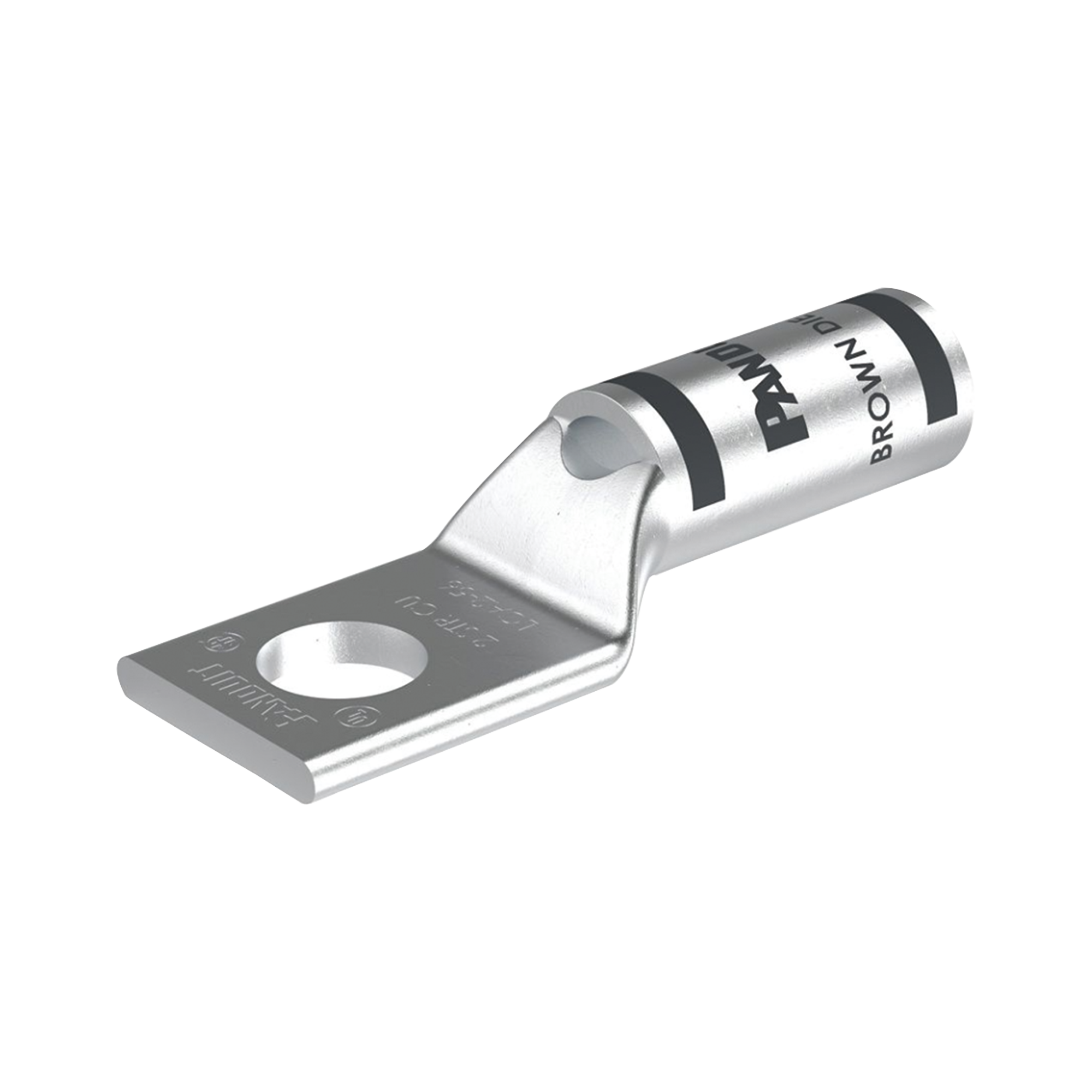 Zapata de compresión LCA2-56-Q, para cal. 2 Awg, Barreno para tornillo prisionero de 5/16, 1 Pz