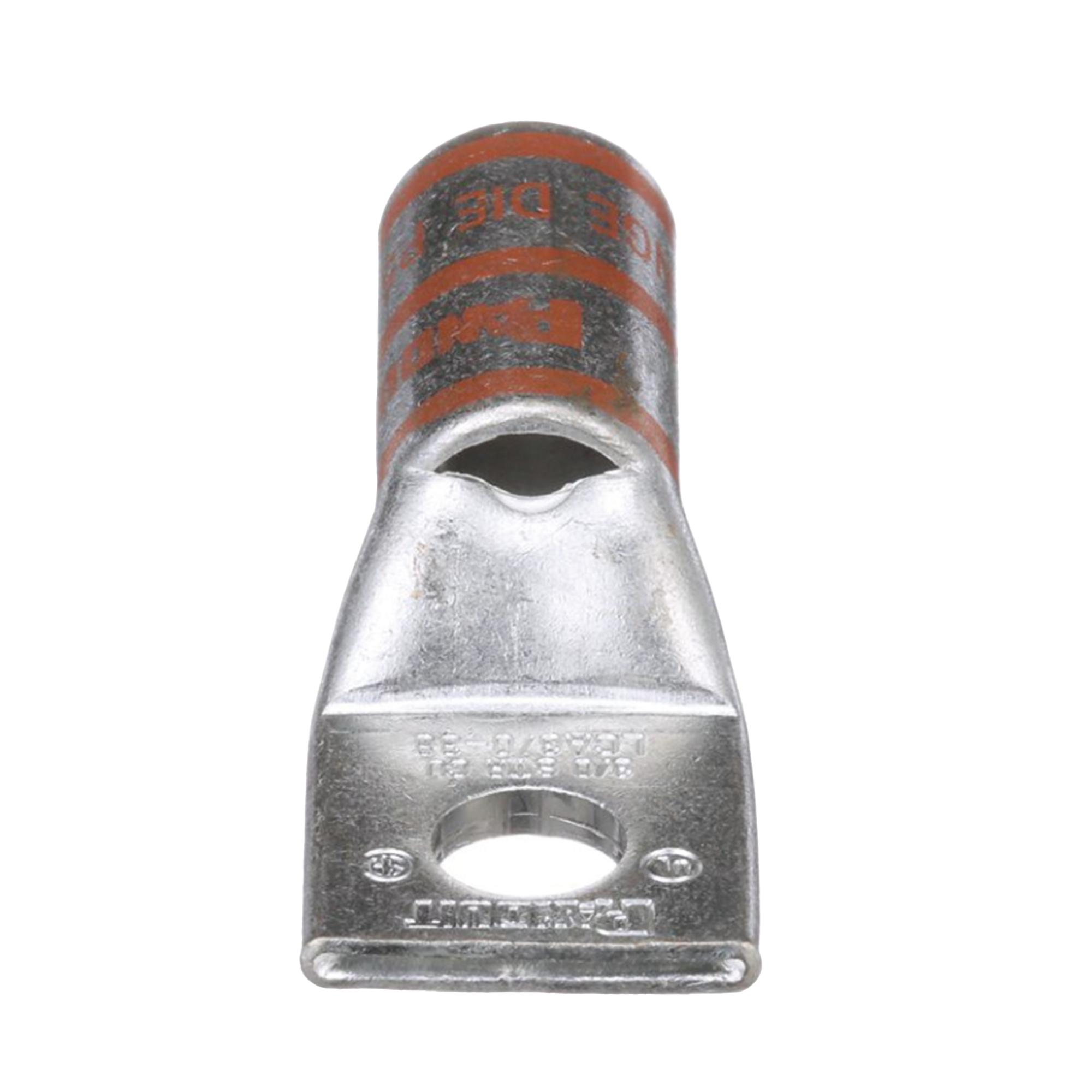 Terminal de Compresión de Cobre con Orificio 3/8 in, para Cable 3/0 AWG. 10 Pz