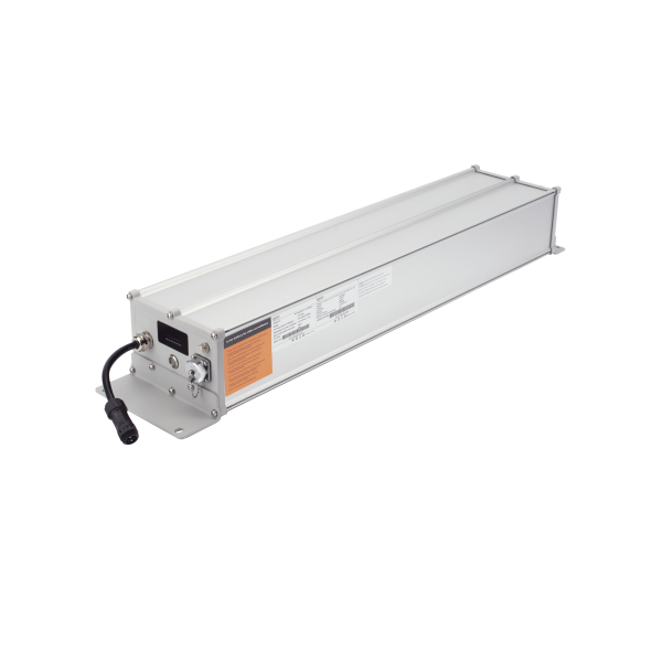 Batería de Ion-Litio para Videovigilancia 1280 Wh,  100Ah,  Controlador Incluido, Conexión Directa a Panel Solar y Salida de 12 Vcc