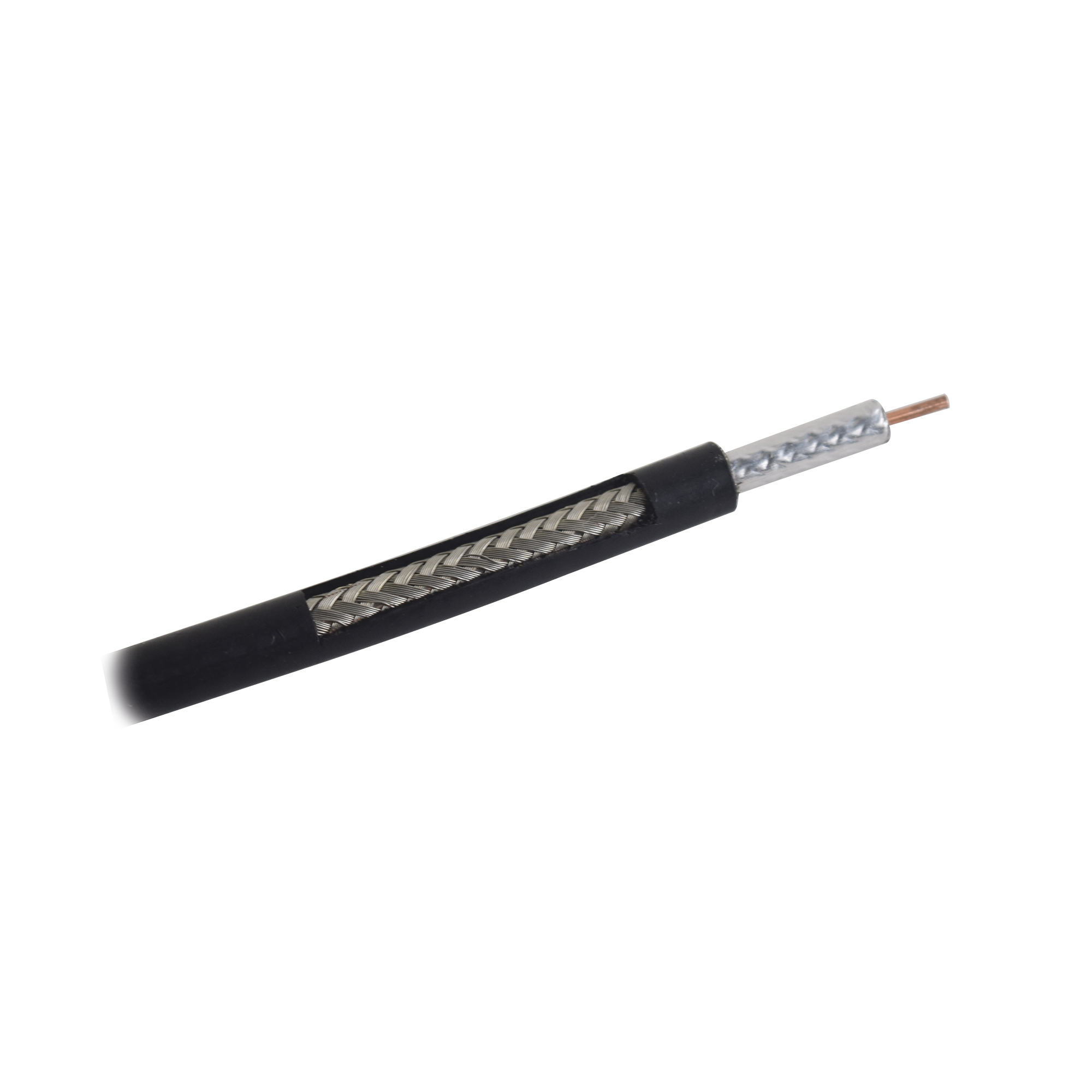 Carrete de 305m, Cable Coaxial RG-58 LMR-195, Baja Pérdida de 50 Ohms, Conductor de Cobre Sólido
