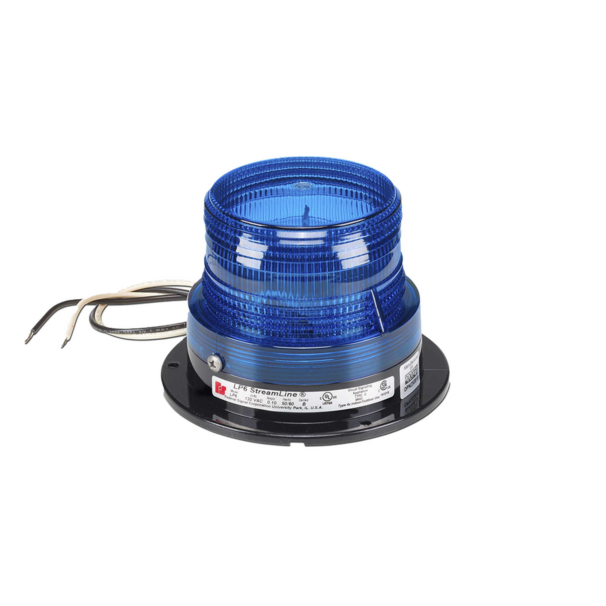 Estrobo Serie Streamline, Mini, 120 Vca, Azul
