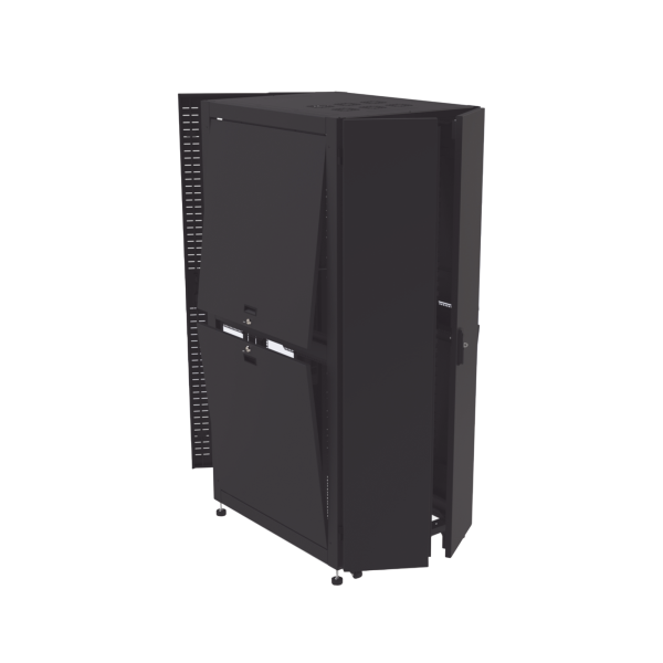 Gabinete para Telecomunicaciones Rack Estándar de 19", 42UR, 800 mm Ancho x 1000 mm Profundidad. Fabricado en Acero, Se envía el Gabinete Armado.