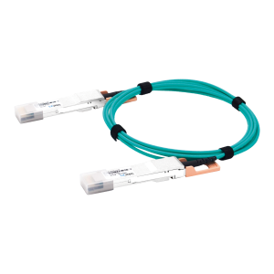 Cable AOC QSFP-DD de 400 Gbps a 400 Gbps / Cable de fibra óptica Activo / Longitud: 3 metros