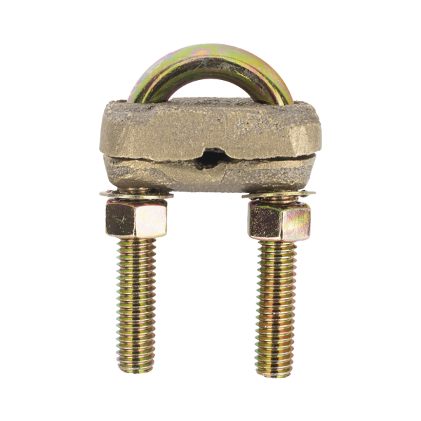 Conector Tipo Perro para Varilla 5/8" a Cable Calibre 4  a 2/0 AWG