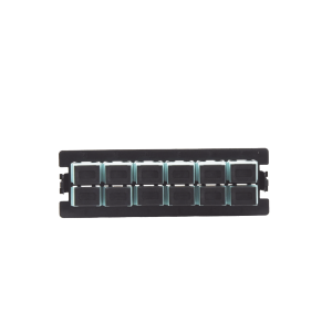 Placa acopladora para Distribuidor de Fibra Óptica LP-ODF-8024, incluye 12 acopladores SC Simplex Para fibra Multimodo (12 fibras)