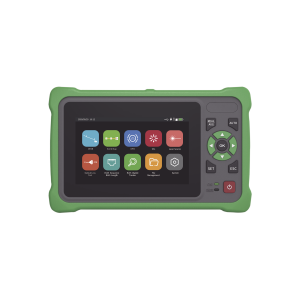 OTDR Touch para Pruebas en los Enlaces de Fibra Óptica / Longitudes de onda ¬†1310nm y 1550nm / Función VFL 10mW / Función OPM / Función de Mapeo de cables de Red RJ45 / Recargable / Distancia de prueba de hasta 260km