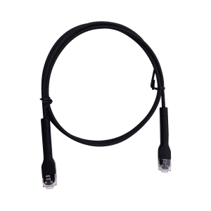 Mini Patch Cord Cat6 Ultra Slim 2 m Negro ‚Äì Ahorra Espacio sin Organizadores, con Bota Flexible