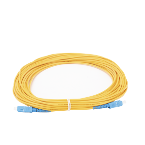 Jumper de Fibra Óptica Monomodo SC/UPC-SC/UPC Simplex de 10 metros,  3mm
