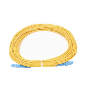 Jumper de Fibra Óptica Monomodo SC/UPC-SC/UPC Simplex de 20 metros,  3mm