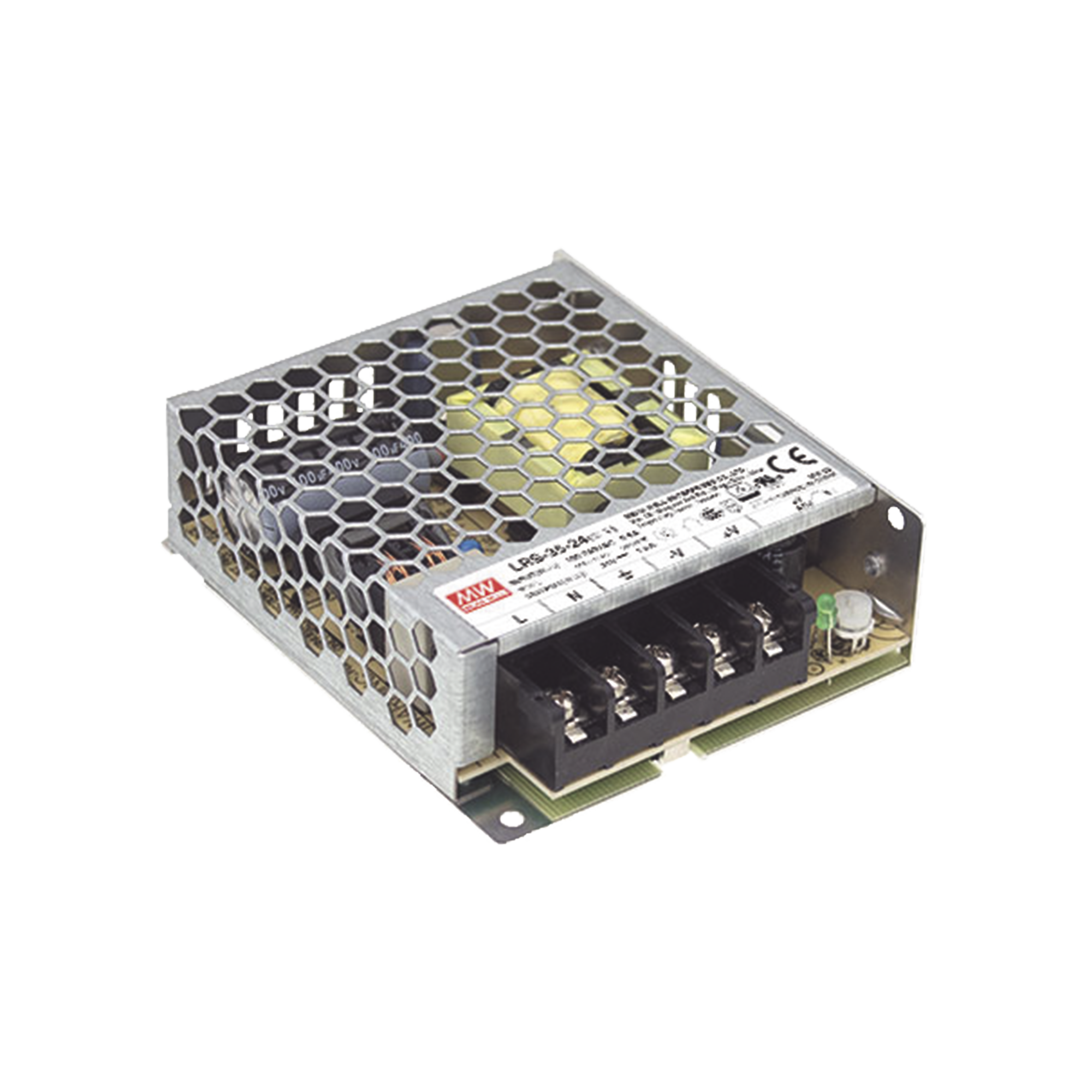 Fuente de Poder Industrial Conmutada 35W de Potencia, 24Vcc, 1.5A