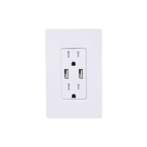 TOMACORRIENTE CON USB DUPLEX 15A