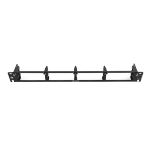 FIBER, PANEL, LIGHTVERSE COMBO, RACK MOUNT, 1U, FIXED ACCESS, EMPTY, 4 OPENINGS, BLACK, SHIELDED FLAT WITHOUT WIRE MANAGER