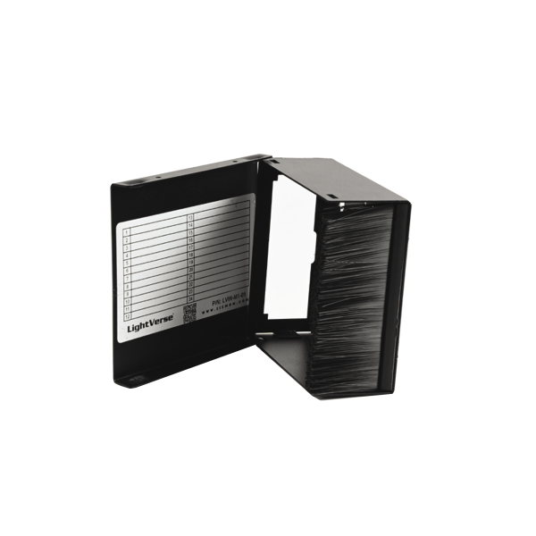 FIBER, ENCLOSURE, LIGHTVERSE, WALL MOUNT, FIXED ACCESS, 1 OPENING, BLACK