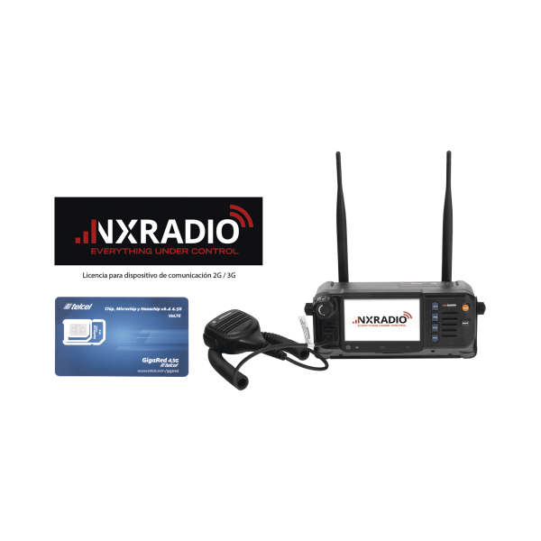 KIT Radio PoC + licencia NXRADIOTERMINAL, Incluye Radio PoC Móvil 4G LTE M5