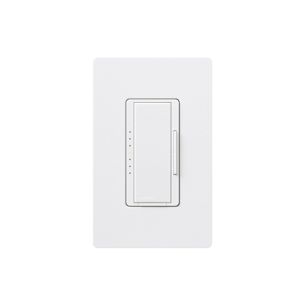 Dimmer 3 hilos/unico polo, 150W CFL/LED o 600 inc/hal