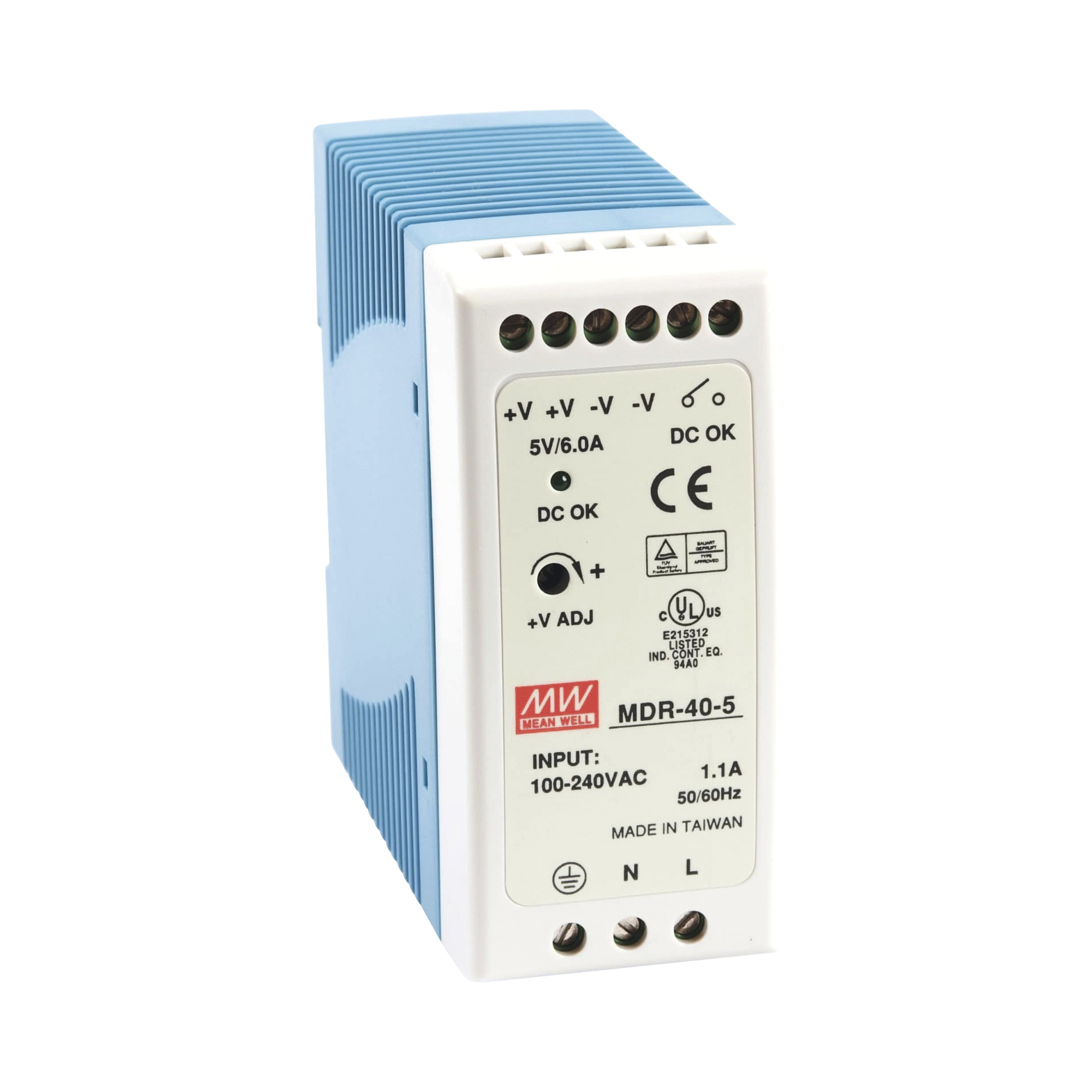 Fuente de poder Industrial Riel Din 5Vcc, 40W