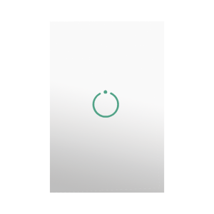 (ZWAVE) Interruptor On/Off panel táctil touch inalámbrico Zwave Plus 1 boton. No requiere cable neutro, Compatible con Hubitat HC8, Álula  M2M, otros