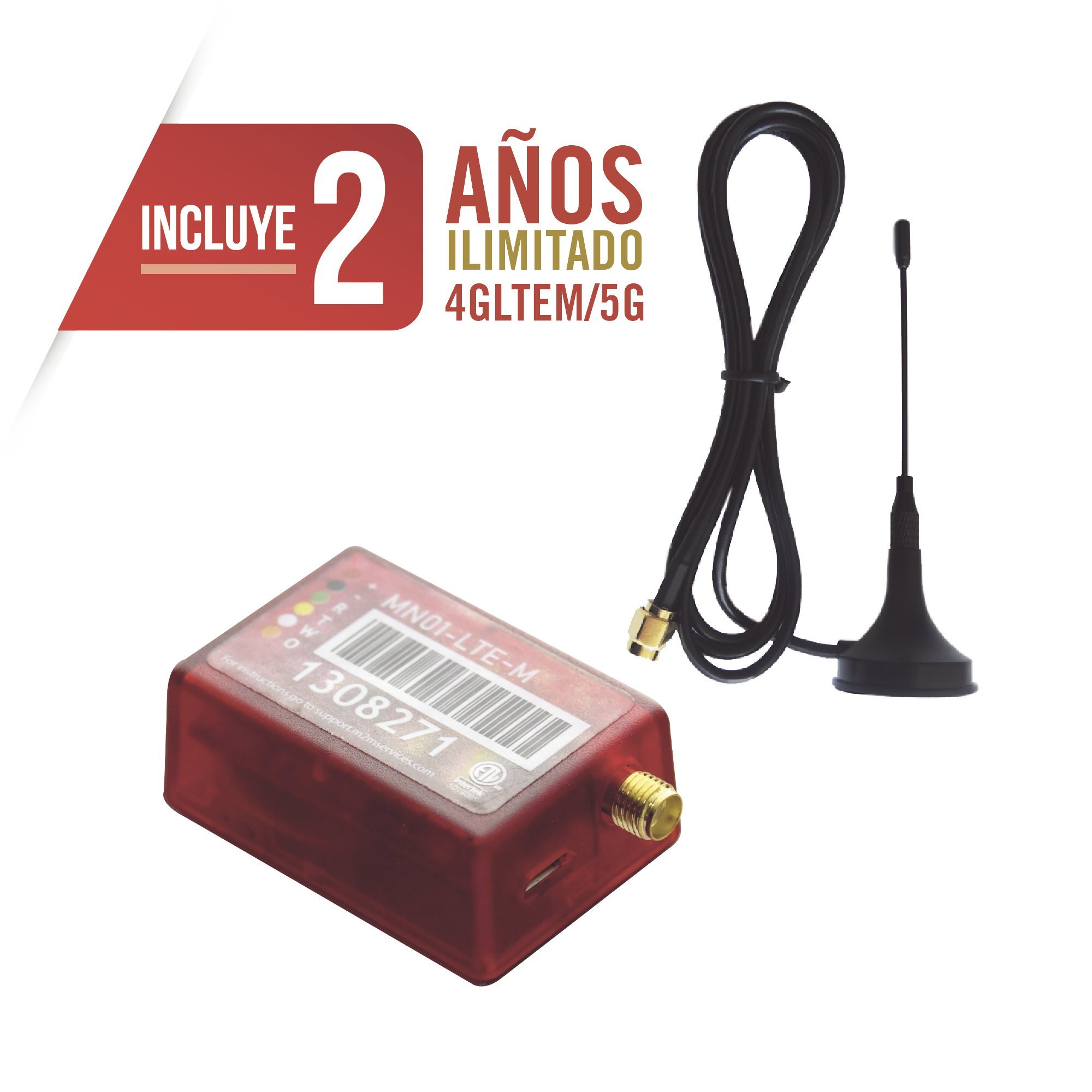 Comunicador LTE 5G Dual SIM / INCLUYE 2 AÑOS 4G/5G sin Limites / ÚNICO Programación Remota DSC/HONEYWELL / Cero Configuración / Compatible Honeywell/DSC/CROW/PIMA