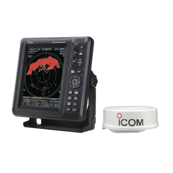 Radar marino tipo domo de 36NM, con pantalla a color de 10.4 pulgadas, cable de 10m de largo y múltiples lenguajes