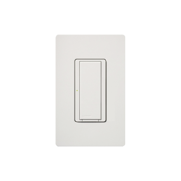 Switch on/off interruptor inalámbrico señal ClearConnect para iluminación de 6 A, ventilador de 1/10 HP, 120 V, requiere cable neutro.