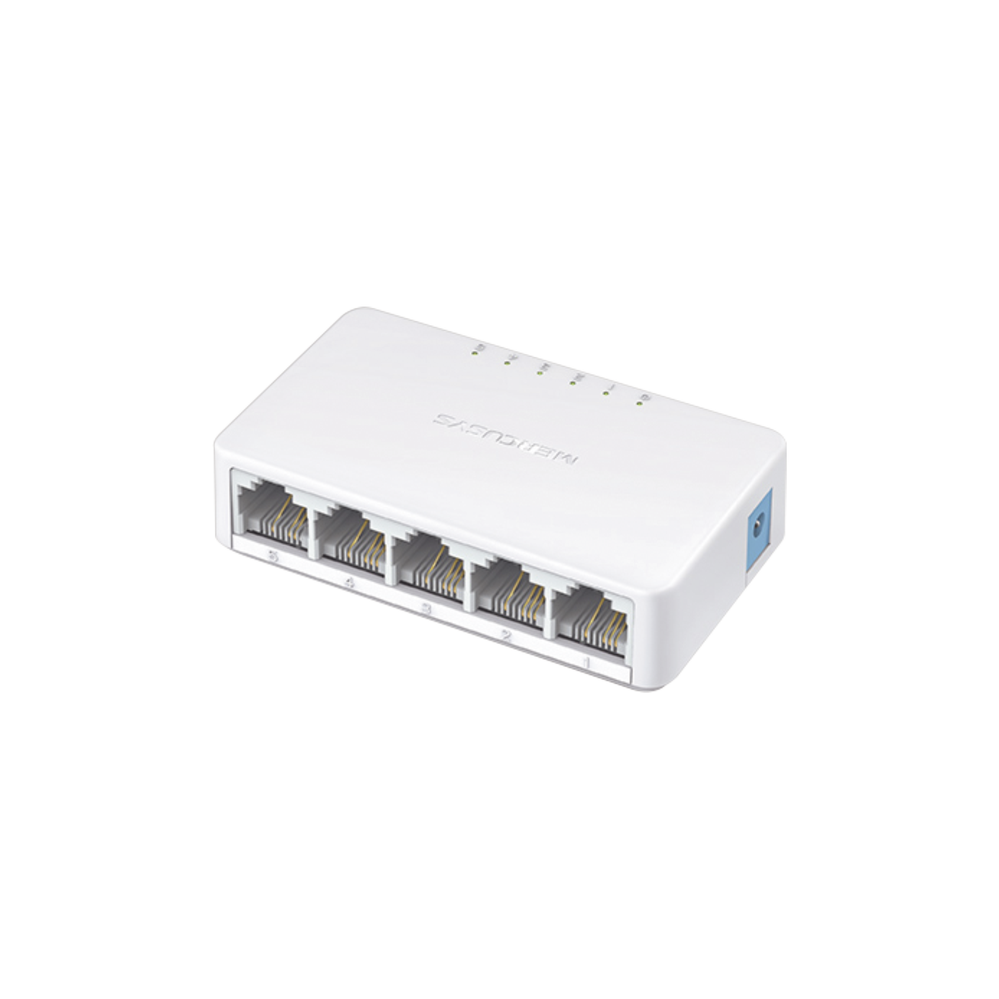 Switch NO Administrable / Para escritorio /  5 puertos 10/100 Mbps / Diseño Compacto / Plug and Play