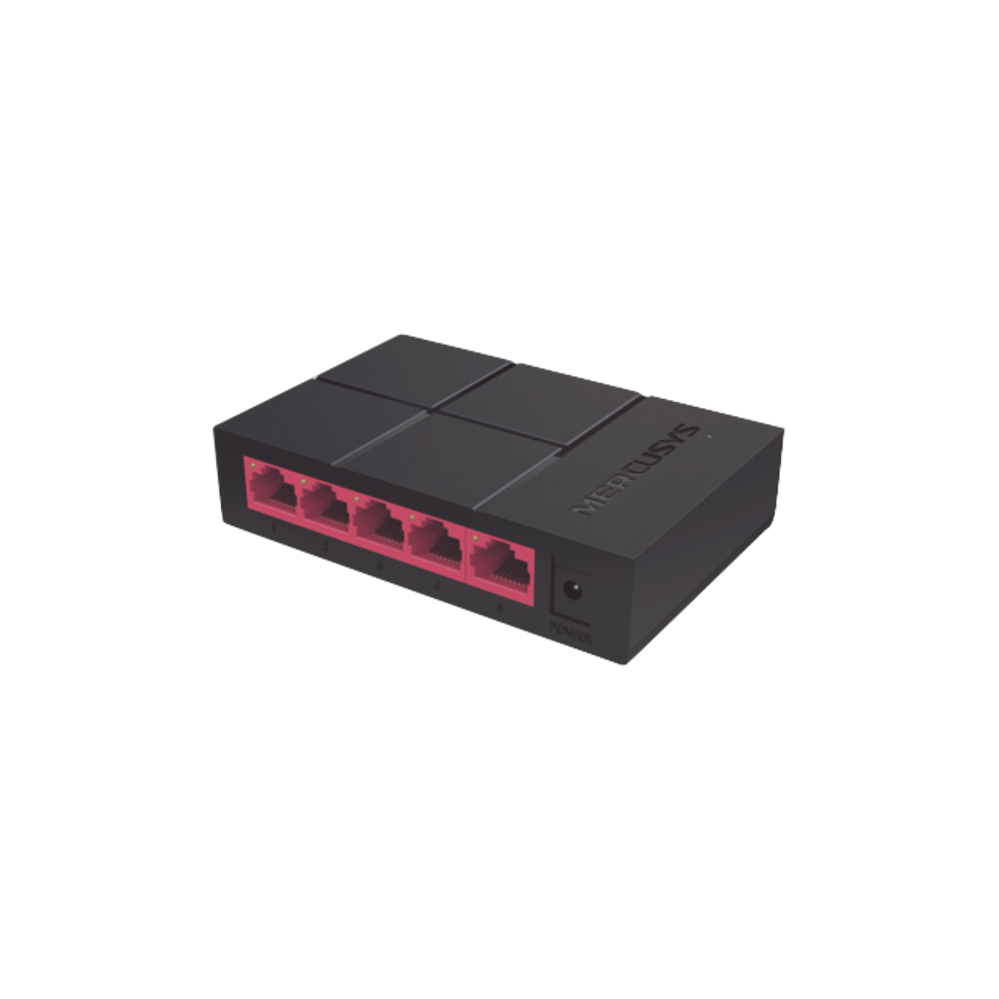 Switch NO Administrable / Para escritorio / Carcasa de Plástico / 5 puertos 10/100/1000 Mbps / Diseño Compacto / Plug and Play