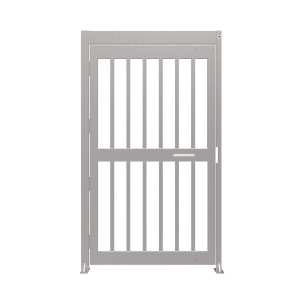 Puerta de Alta Seguridad de Cuerpo Completo Acabado en Acero Inoxidable