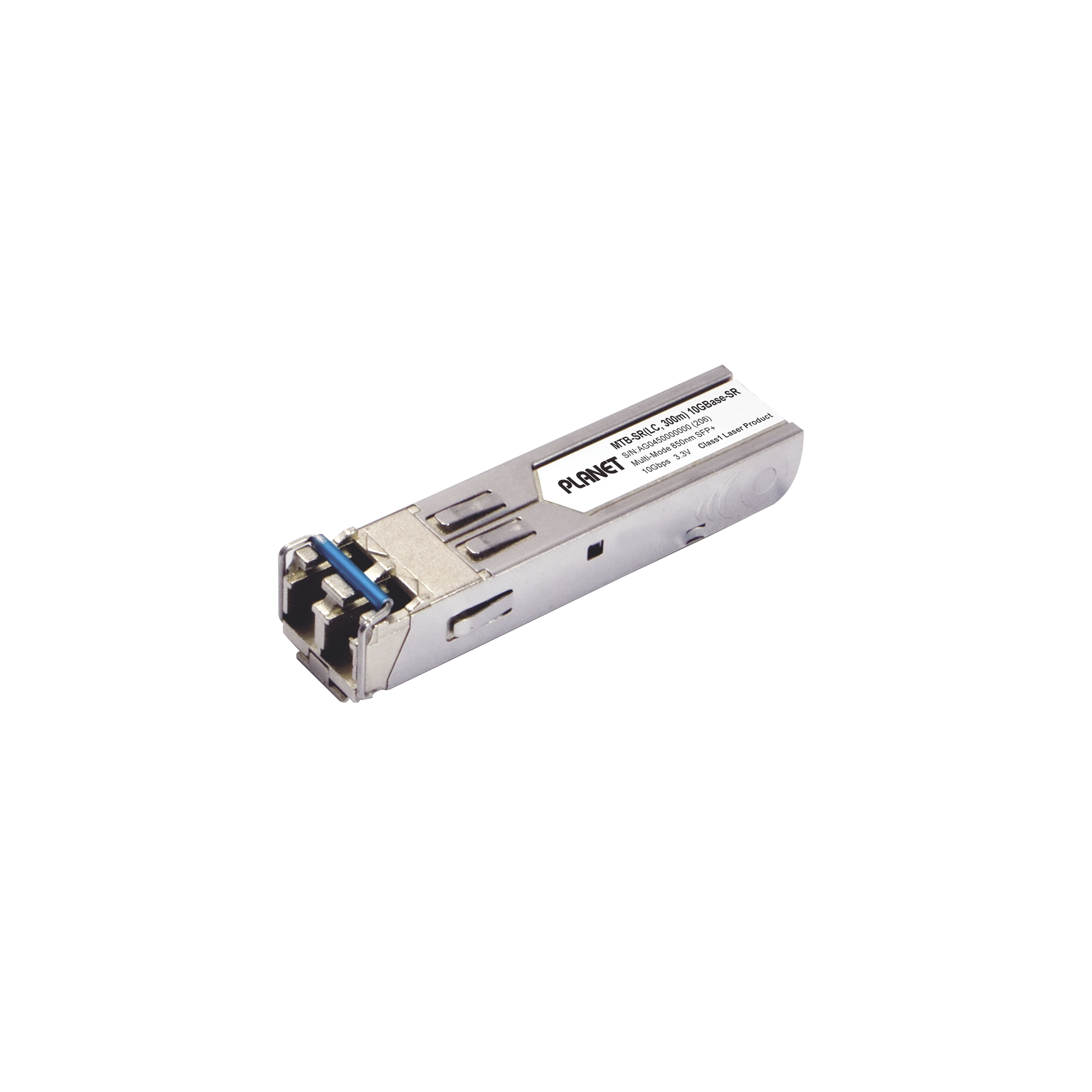 Transceptor Industrial, SFP de 10 G, Conector LC, Fibra Multimodo, Hasta 300 m, Soporta temperaturas de -40 a 85¬∞C.