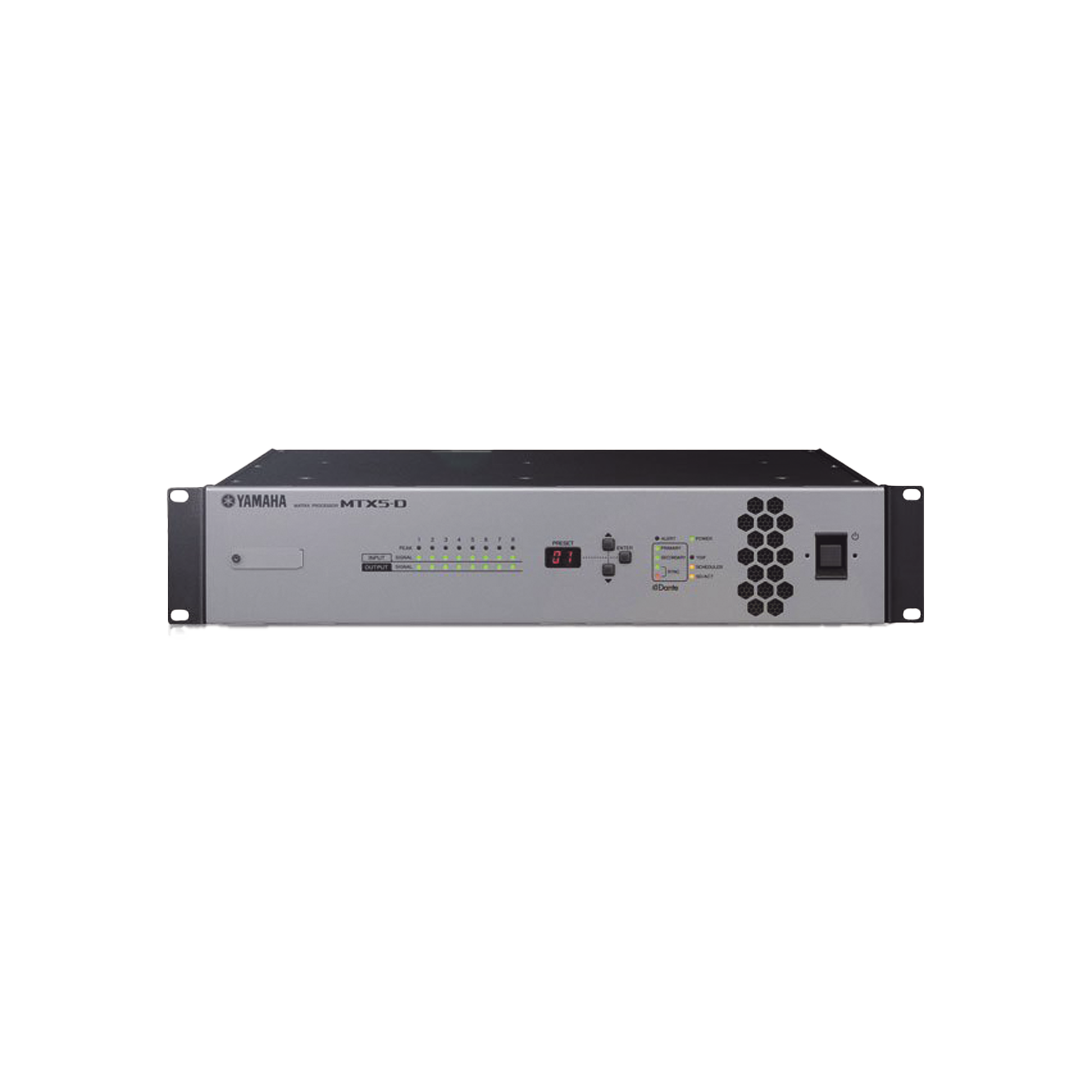 Procesador Matricial de Audio | DSP | 34 Entradas (entre digital y análogas)  x 16 Salidas | Ideal para Instalaciones Comerciales |  Interfaz Dante