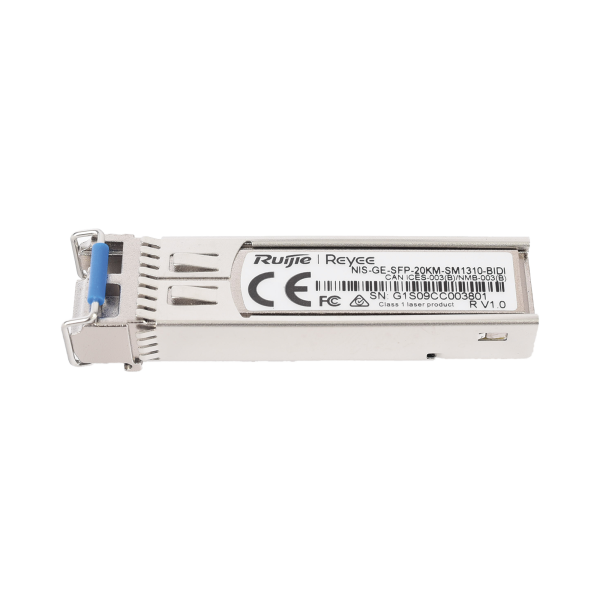 Transceptor Industrial BIDI Monomodo SFP 1G (Lado A), hasta 20 Kilómetros, TX 1310 / RX 1550, soporta Temperaturas de -40¬∞ a 85¬∞ C