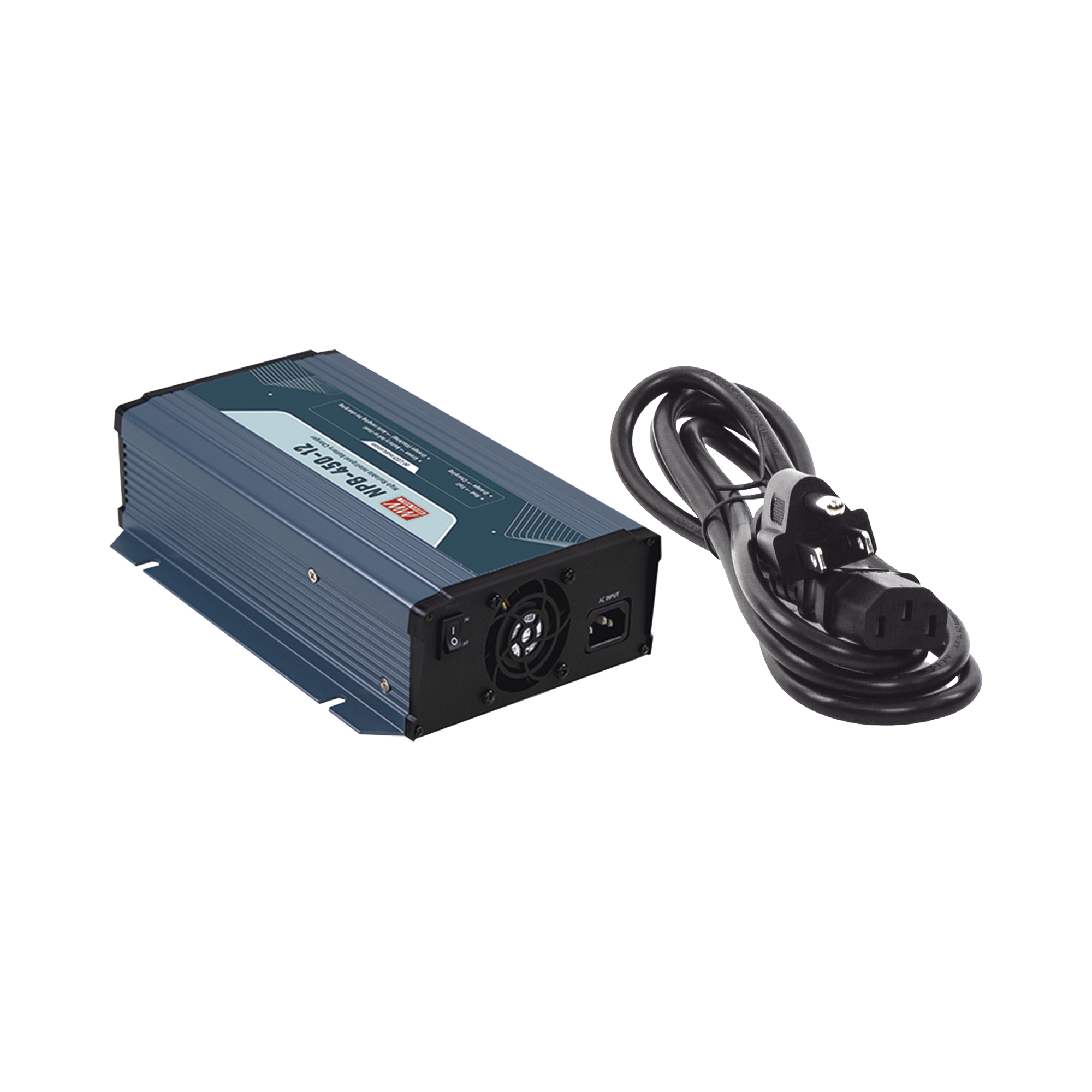 Cargador para Baterías de Plomo Ácido y Litio / 25A / 12V / Bancos de 90 a 300 Ah / Con cable de alimentación