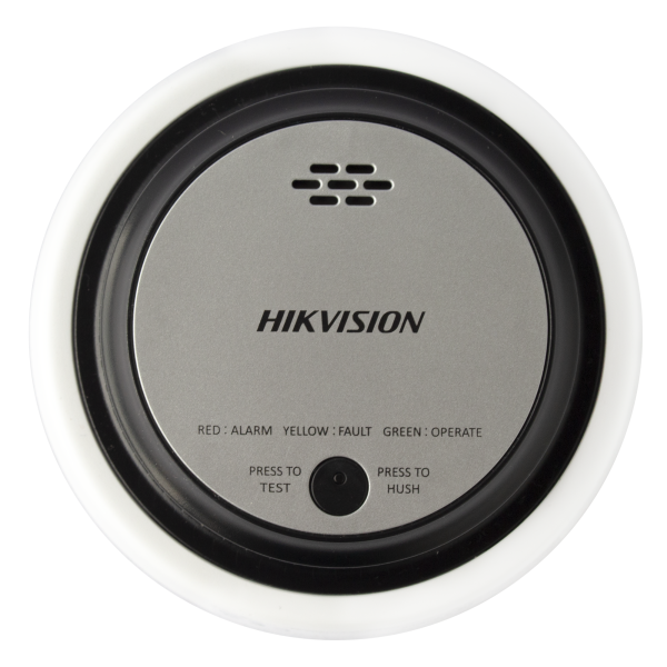 (HikFire) Detector de Humo Fotoeléctrico / Tecnología Dual de Luz / Alerta de ‚â•85 dB@3 m / Batería de Litio / Instalación en Techo