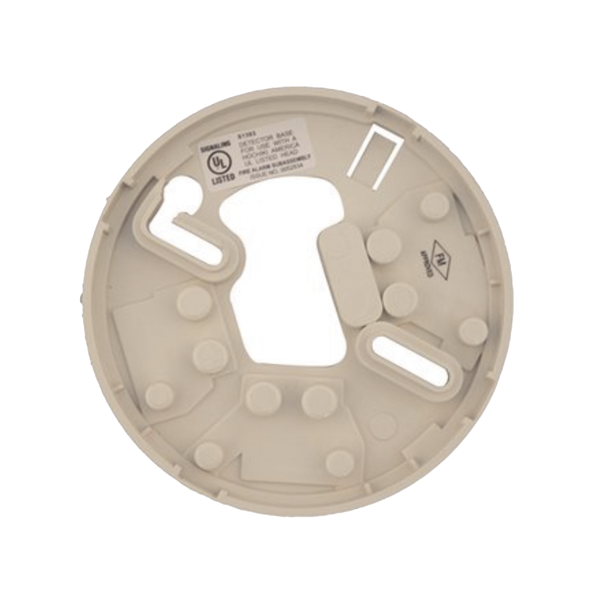 Base Para Detector Convencional Hochiki, Diámetro 4", 2 Hilos, 24 Vcd (0300-04030 IT), Color Hueso