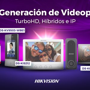 Kit de Videoportero Hibrido TurboHD con Pantalla LCD touch de 7" Wi-Fi / Frente de Calle para Exterior de Policarbonato / 720p (1 Megapíxel )130¬∞ de Visión (Gran Angular) / Llamada a App Hik-Connect
