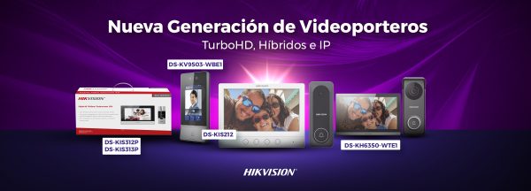 Kit de Videoportero Hibrido TurboHD con Pantalla LCD touch de 7" Wi-Fi / Frente de Calle para Exterior de Policarbonato / 720p (1 Megapíxel )130¬∞ de Visión (Gran Angular) / Llamada a App Hik-Connect
