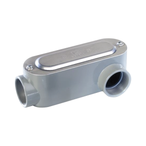 Caja Oval Roscada tipo LL de 2" (50.8 mm) / Incluye tapa y tornillos.