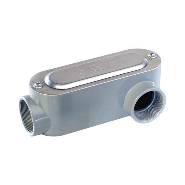 Caja Oval Roscada tipo LL de 1/2" (12.7 mm) / Incluye tapa y tornillos.