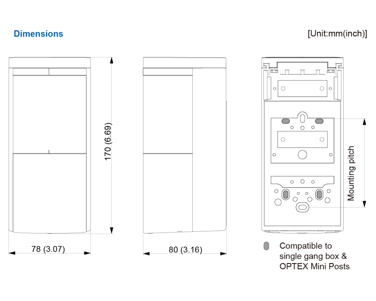 OVS 02 GT Dimensions