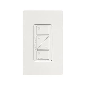 (Caseta Wireless) Atenuador, aumenta/disminuye intensidad de Iluminación, requiere cable neutro. 250W LED /1000 INC/HAL