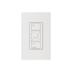 (Caseta Wireless) Control de velocidad inalámbrico para ventilador de techo, un solo polo.