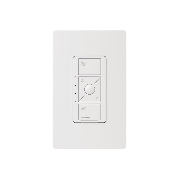(Caseta Wireless) Control de velocidad inalámbrico para ventilador de techo, un solo polo.
