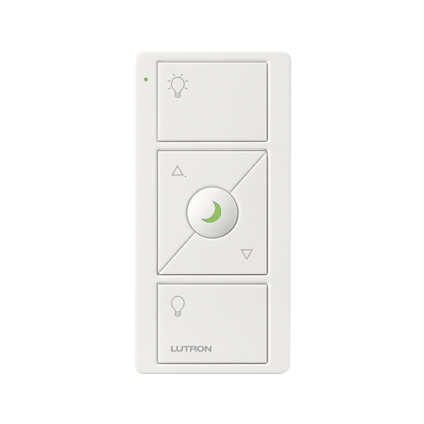 CONTROL REMOTO INALAMBRICO CON 3 BOTONES SUBIR/BAJAR, ENCENDER, APAGAR, NIGHTLIGHT color  blanco