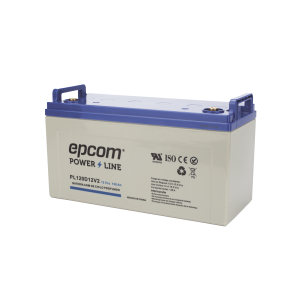 Batería 12 Vcc / 120 Ah / UL / Tecnología AGM-VRLA / CICLO PROFUNDO / Para uso en aplicaciones fotovoltaicas y de emergencia  / Terminales T4