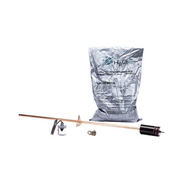 Kit de Tierra Física con Supresor de Descargas Atmosféricas en CD