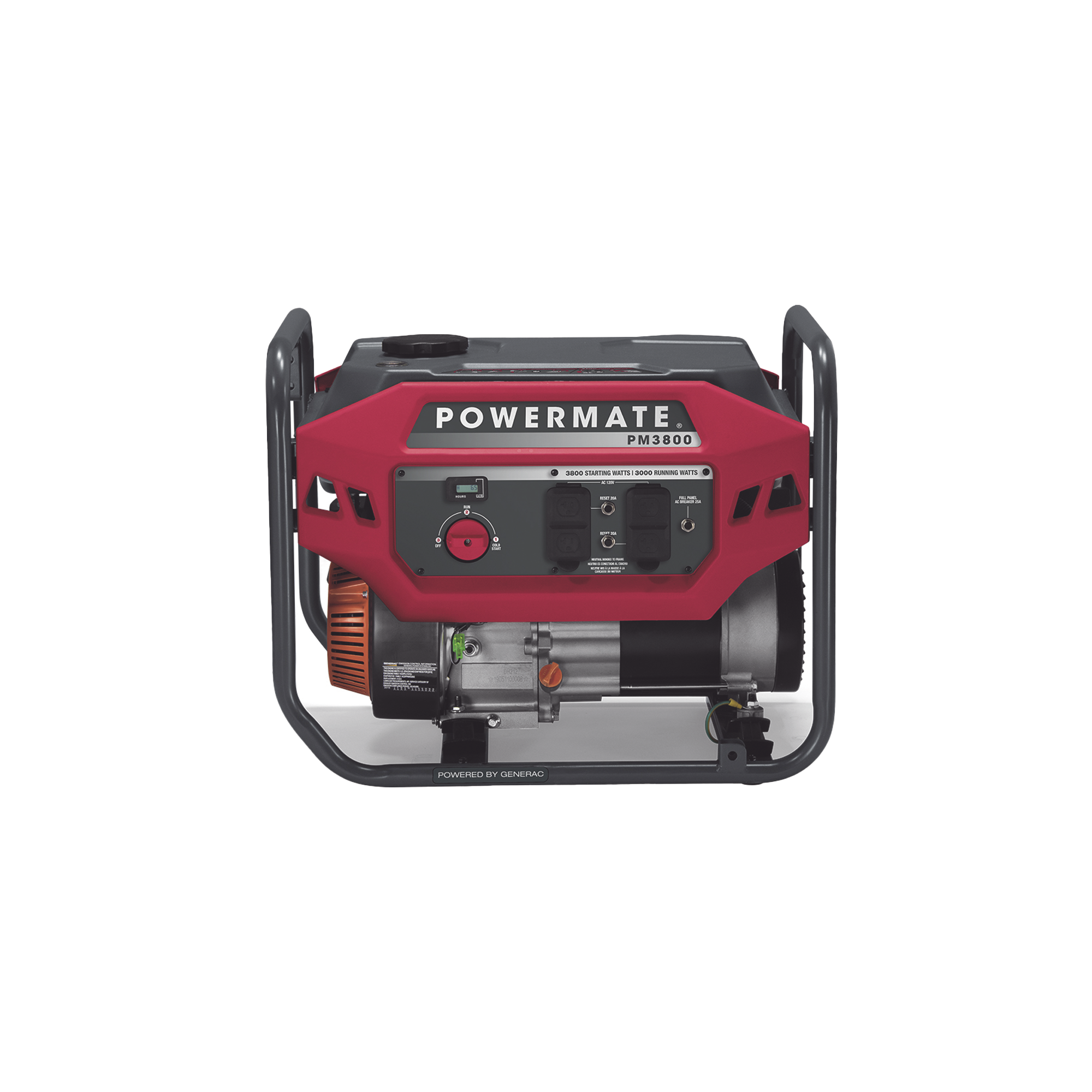 Generador Inversor Portátil a Gasolina, 3 kW, 120Vac, Arranque Manual
