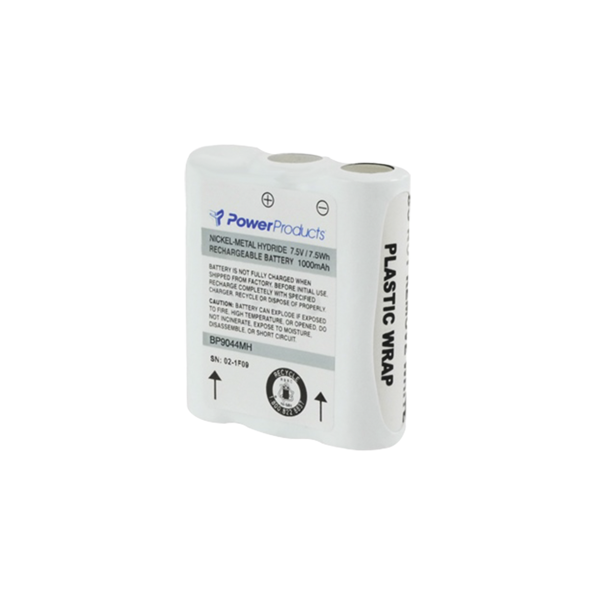 Batería de Ni-MH, 1000 mAh 7.5 V para radios Motorola SP10, SP50, P10, P50+, HT10, SPIRIT M SERIES