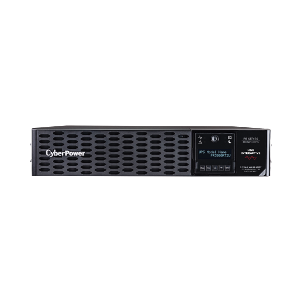 UPS de 3000 VA/3000 W, Topología Línea Interactiva, Entrada 120 Vca NEMA L5-30P, Onda Senoidal Pura, Torre o Rack 2 UR, Con 8 Tomas NEMA 5-20R y 1 NEMA L5-30R