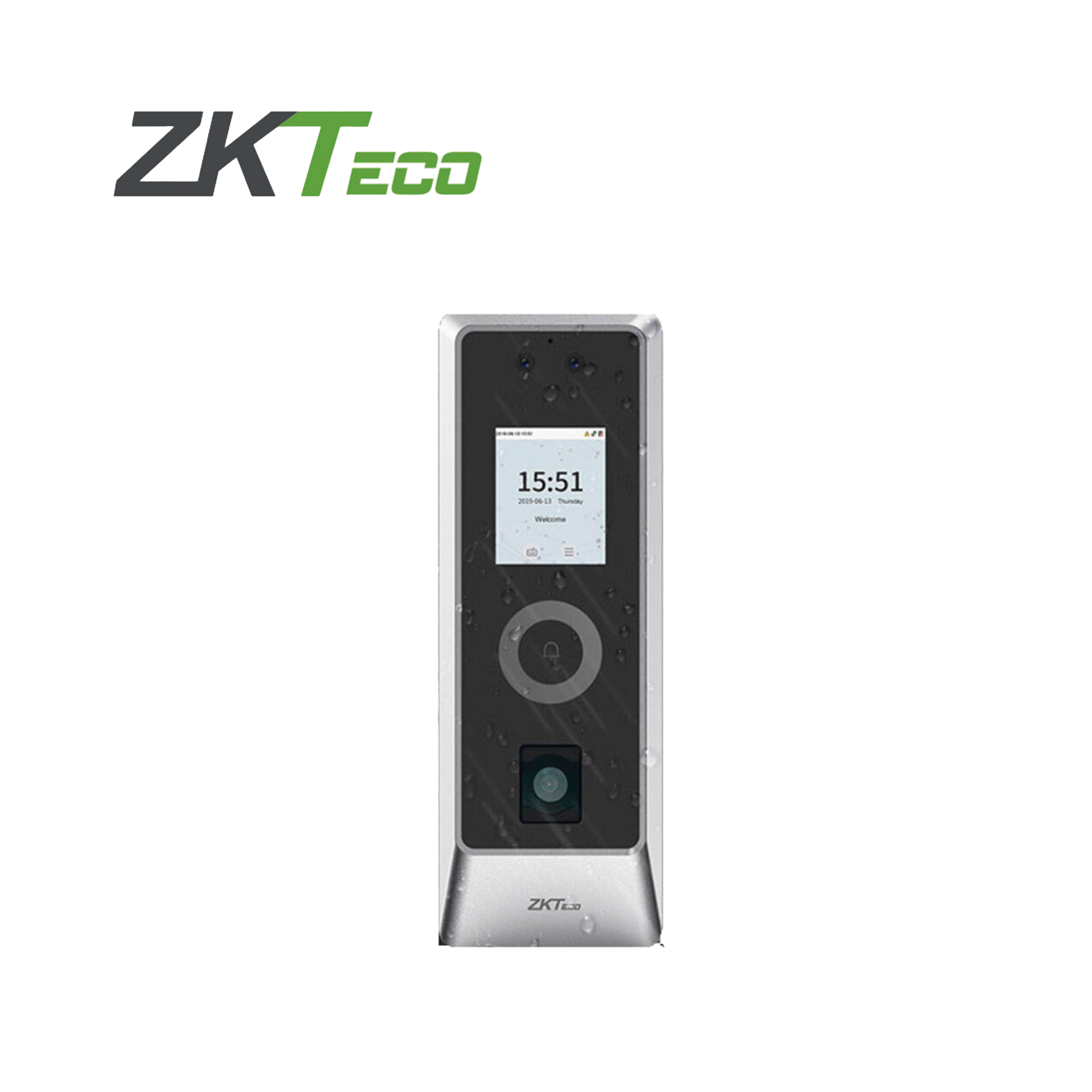Lector Autonomo de Reconocimiento Facial y Código QR para Exterior